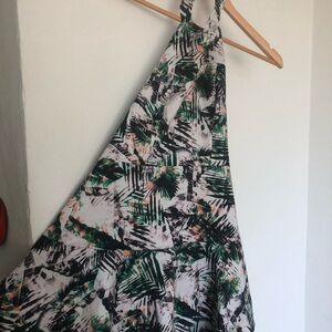 Parker Tropical Miami Beach Party Halter Dress XS